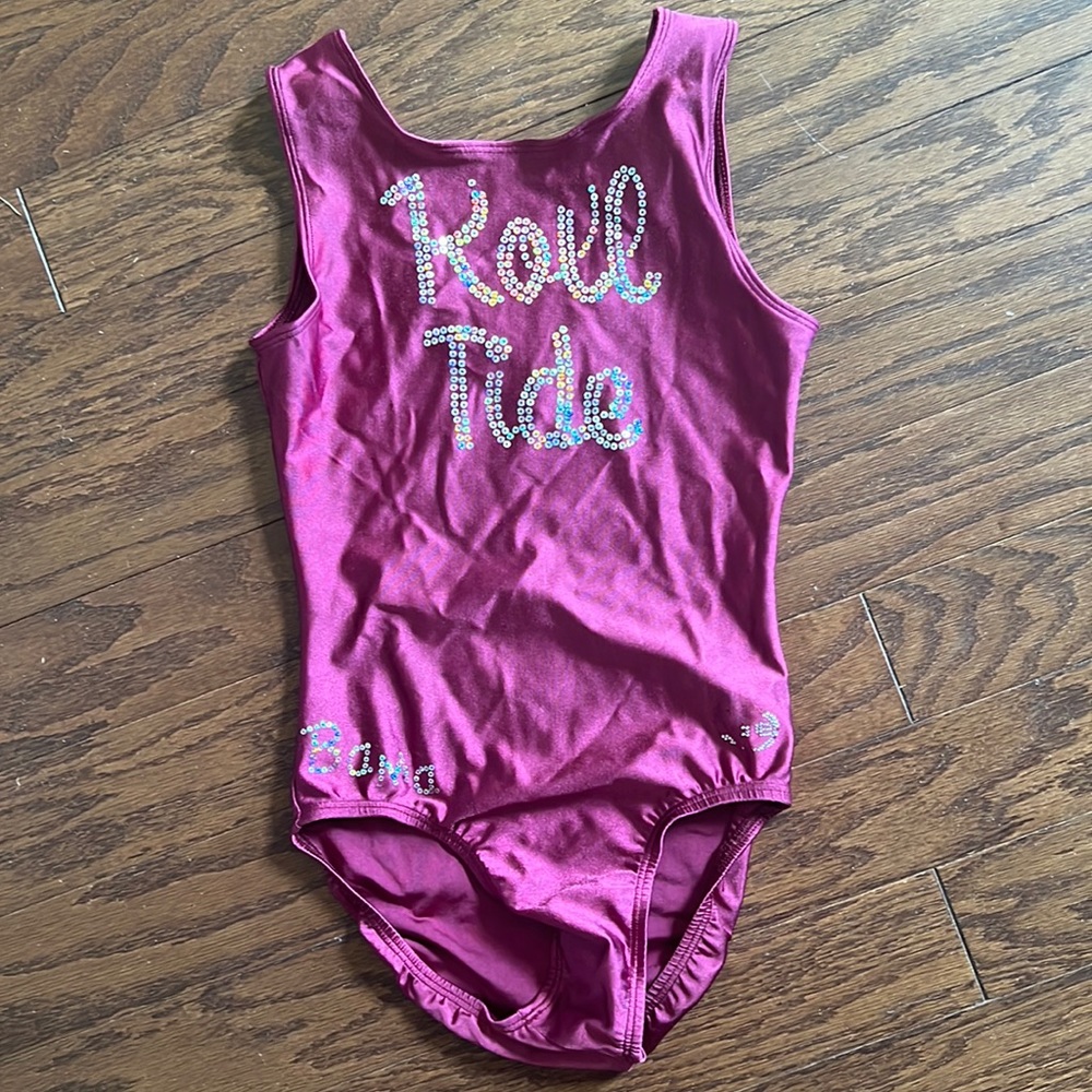 Alabama gymnastics leotard